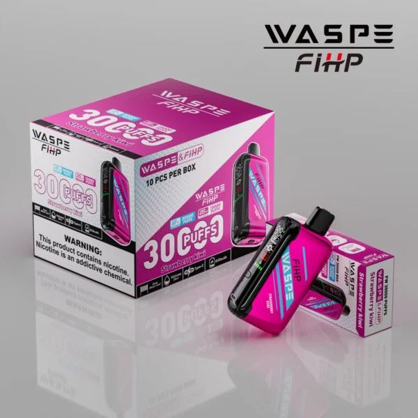 WASPE FIHP 30000 Puff Dual Mesh 0% 2% 5% Display a LED Penna per vaporizzatori usa e getta ricaricabile a basso contenuto di nicotina Bulk Acquista all'ingrosso - FishVape - 10