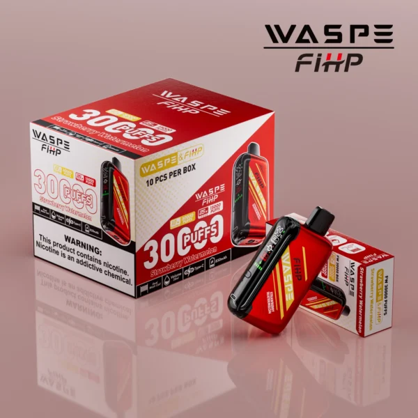 WASPE FIHP 30000 Puff Dual Mesh 0% 2% 5% Display a LED Penna per vaporizzatori usa e getta ricaricabile a basso contenuto di nicotina all'ingrosso Acquista all'ingrosso - FishVape - 9