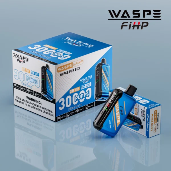 WASPE FIHP 30000 Puff Dual Mesh 0% 2% 5% Display a LED Penna per vaporizzatori usa e getta ricaricabile a basso contenuto di nicotina all'ingrosso Acquista all'ingrosso - FishVape - 14