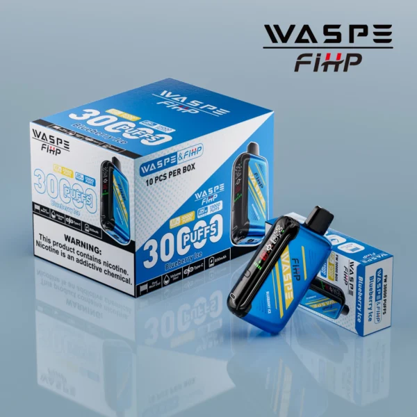 WASPE FIHP 30000 Puff Dual Mesh 0% 2% 5% Display a LED Penna per vaporizzatori usa e getta ricaricabile a basso contenuto di nicotina all'ingrosso Acquista all'ingrosso - FishVape - 7