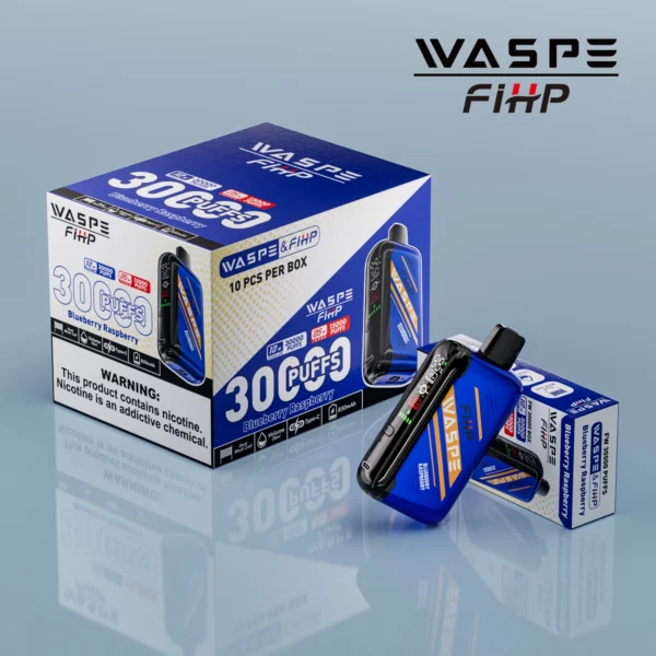 WASPE FIHP 30000 Puff Dual Mesh 0% 2% 5% Display a LED Penna per vaporizzatori usa e getta ricaricabile a basso contenuto di nicotina all'ingrosso Acquista all'ingrosso - FishVape - 6