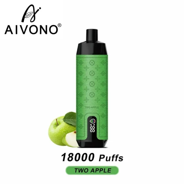 AIVONO Deluxe Bar 18000 Puffs Кальян с цифровым экраном 0% 2% 3% 5% Перезаряжаемые одноразовые ручки для электронных сигарет с низким содержанием никотина Купить оптом - FishVape - 3