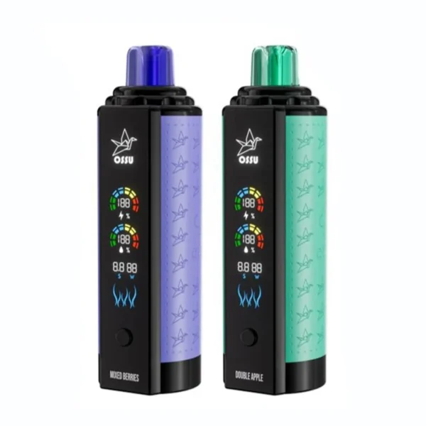 VASY OSSU 30000 Puffs Shisha Hookah Dual Mesh Full Screen 0% 5% Low Nicotine Rechargeable Disposable Vapes Pen Bulk Buy Wholesale - FishVape - 5