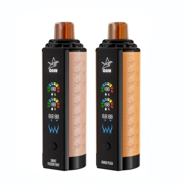 VASY OSSU 30000 Puffs Shisha Hookah Dual Mesh Full Screen 0% 5% Low Nicotine Rechargeable Disposable Vapes Pen Bulk Buy Wholesale - FishVape - 2